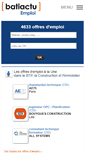 Mobile Screenshot of batiactuemploi.com
